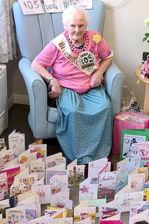 Woman receives THIS for 105th birthday