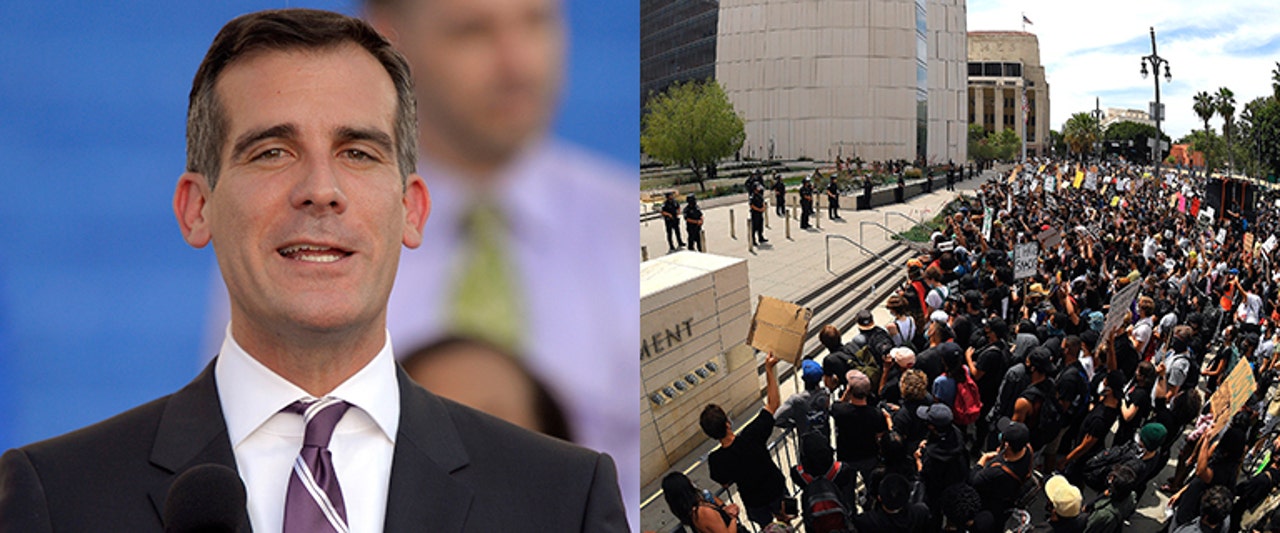 LA mayor admits street protests worsening virus spread, after downplaying risk
