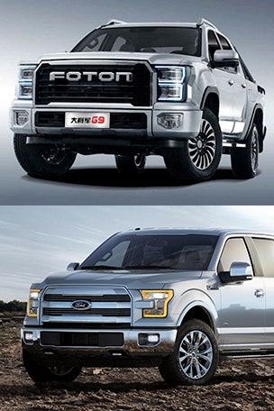 China CLONES Ford truck