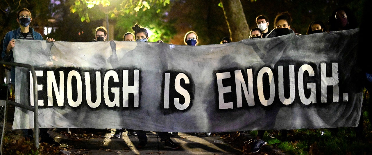 ENOUGH IS ENOUGH sign