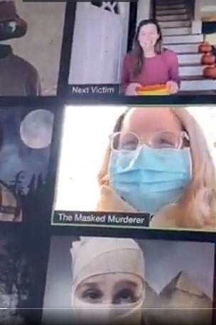 'KILLER' Zoom costume shocks