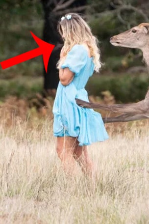 What was she DOING?