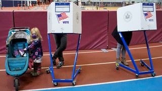 Little girl with stroller