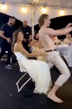 WATCH: Groom KICKS bride