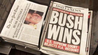 George W. Bush becomes president-elect and other events on this day in history