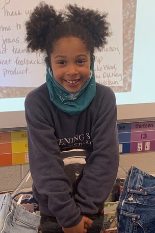 First grader PERSUADES Old Navy