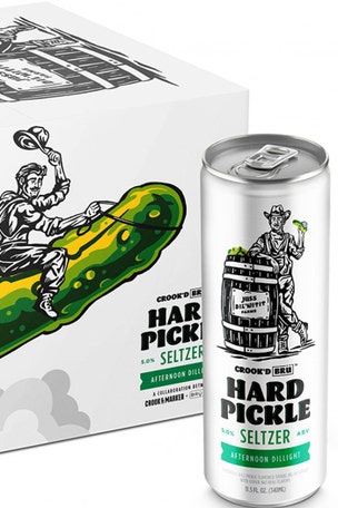 Hard seltzer tastes like PICKLES