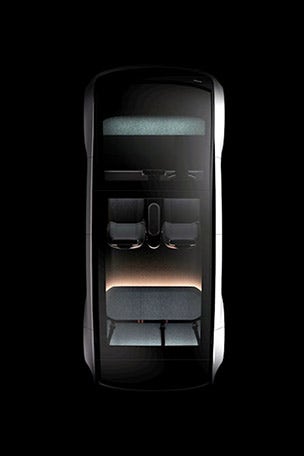 The Uber car