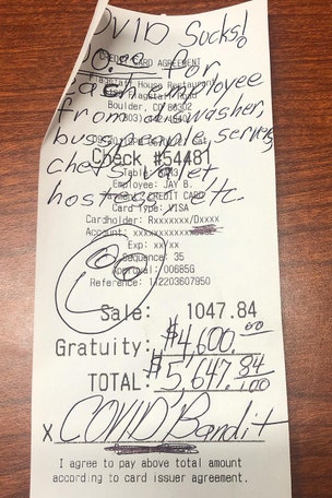 'COVID Bandit' STRIKES again