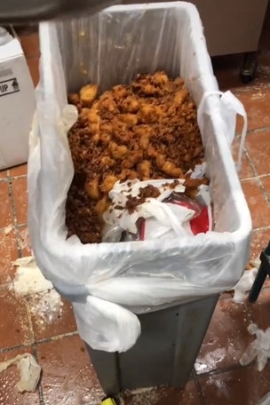 Worker EXPOSES chain's food waste