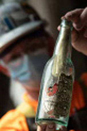 108-year-old message in a bottle FOUND