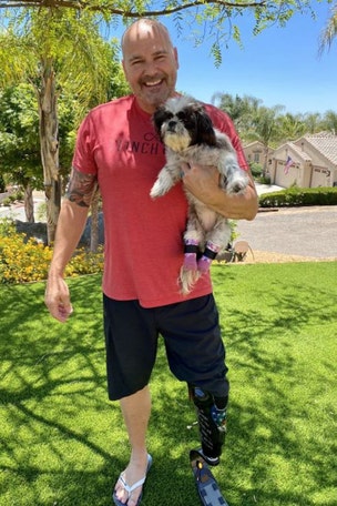 Detective ADOPTS dog for similarity