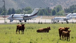 Billionaires in private jets preaching climate change force air traffic backup
