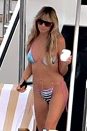 Heidi Klum gets CHEEKY on Insta