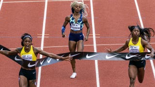 Sha'Carri Richardson's first race since pot scandal didn't end well