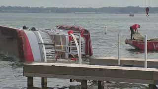 Texas party boat capsizes with 53 on board, leaving 1 dead