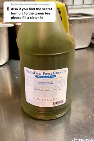 Panera's green tea recipe REVEALED
