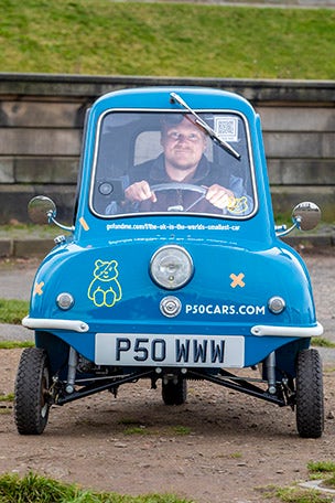 Smallest car goes CROSS COUNTRY