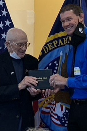 WWII veteran gets DIPLOMA