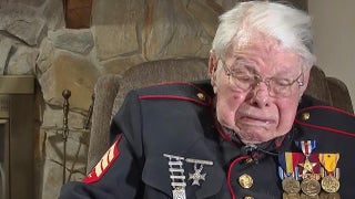 'DOWN THE DRAIN': World War II hero breaks down in tears discussing what America has become