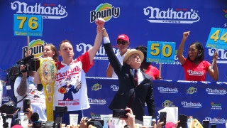 The secret to winning the annual Nathan's Hot Dog Eating Contest could be the weather