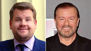 NO LAUGHING MATTER: James Corden caught stealing joke from Ricky Gervais