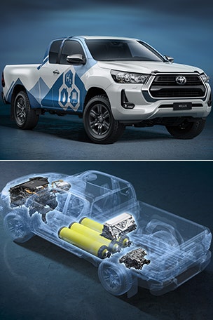 Toyota unveils HYDROGEN pickup