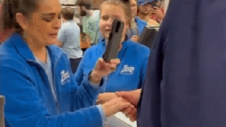 Trump seen praying with South Carolina restaurant employee during campaign stop: 'Do you care if I pray for you?'