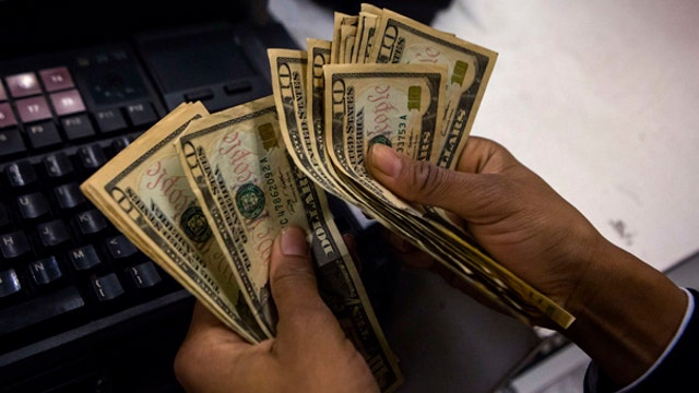 Dramatic freefall in the velocity of money?