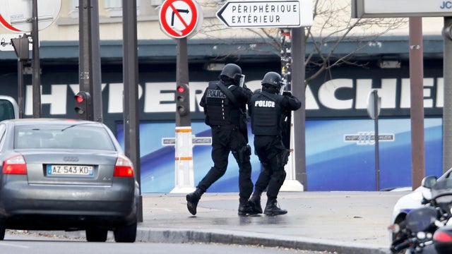 Two hostage stand offs connected in Paris