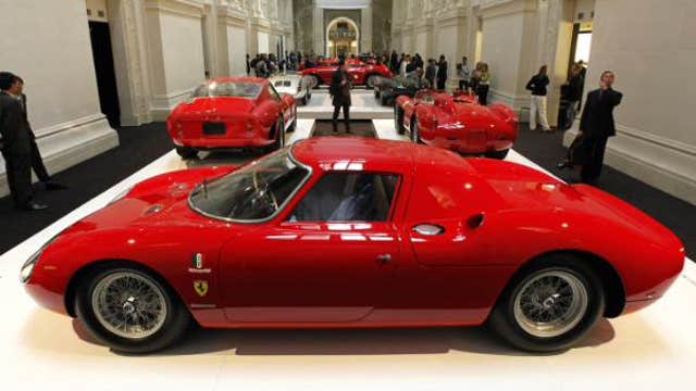 FBN’s Adam Shapiro with a look at a 1964 Ferrari 250 LM at the RM Auction in Scottsdale, Arizona.