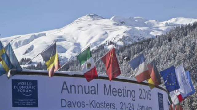 Business, political and entertainment leaders gather in Davos