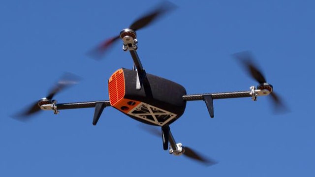 Startup manufactures battery-powered drones 