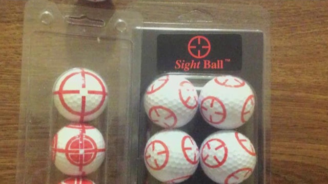 Young entrepreneur designs golf training balls