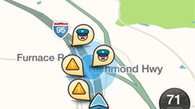 Police officers upset with Waze app
