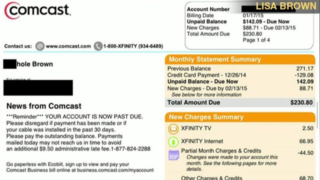 Comcast uses expletive on customer’s bill