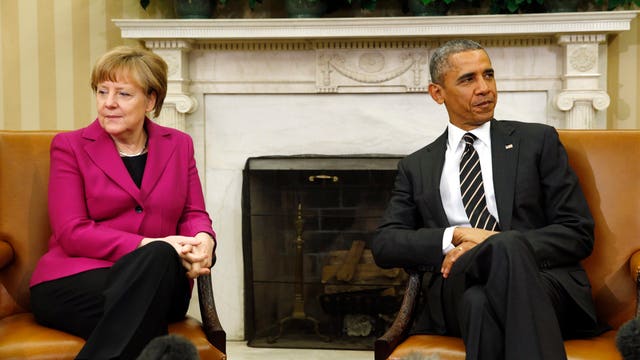 Obama’s joint-presser with German Chancellor Angela Merkel