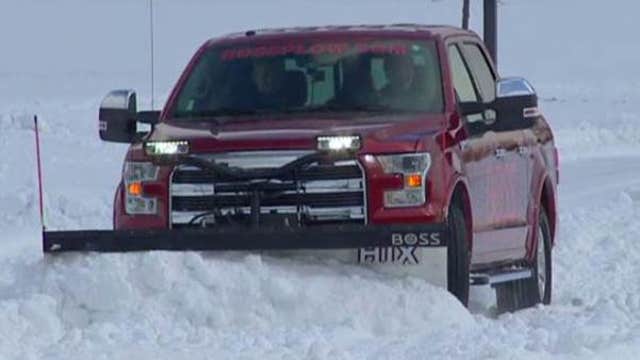 Putting Ford’s F-150 plowing capabilities to the test