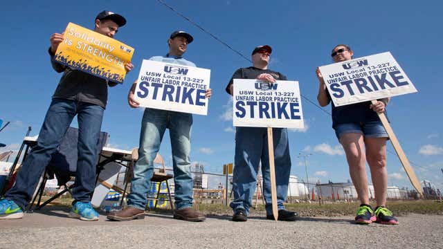 Refinery strike talks collapse 