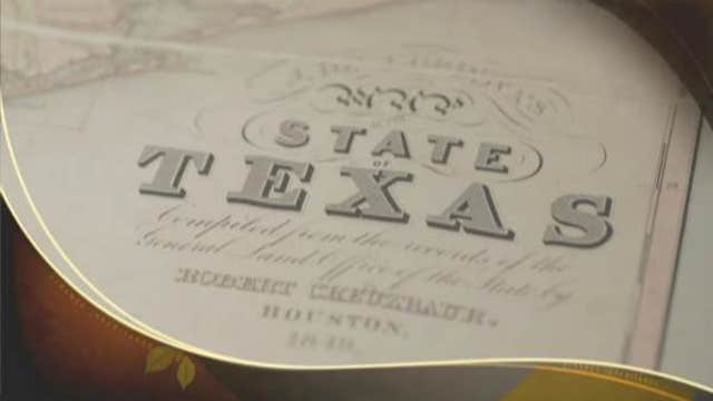 The value of a historic map of the Lone Star State