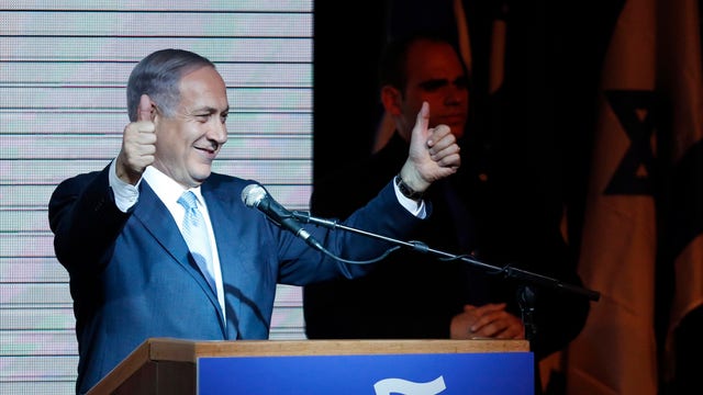 Netanyahu declaring victory?