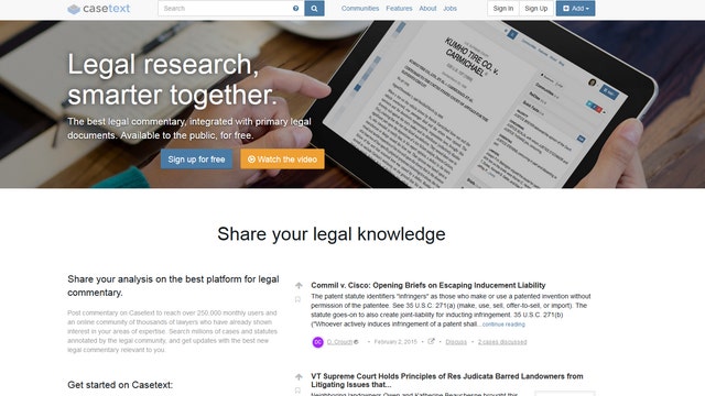 Startup creates free online database for legal resources 