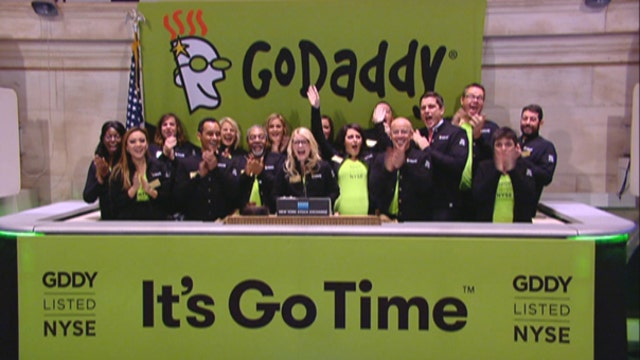 GoDaddy shares soar in Wall Street debut