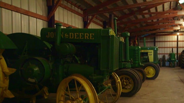 Family inherits 150 antique tractors