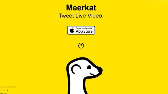 Meerkat the new king of livestream?  