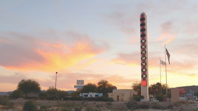 On the way to Vegas, stop at the world’s tallest thermometer