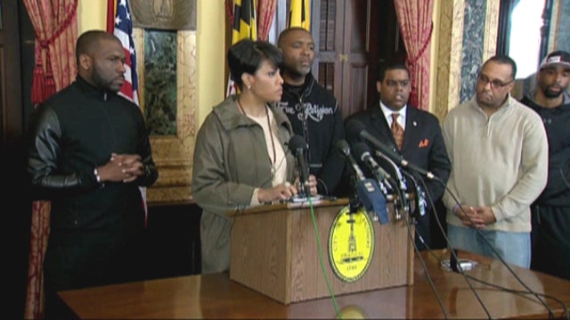 Baltimore mayor blaming media for twisting her words?