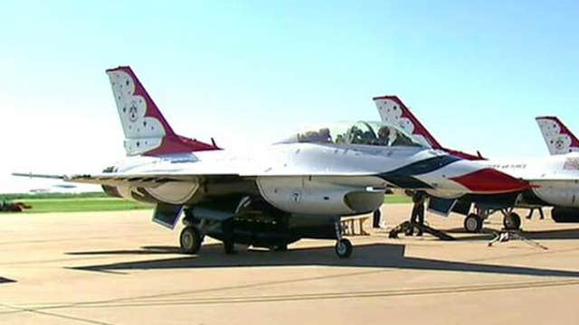 Suiting up to fly with the U.S. Air Force Thunderbirds
