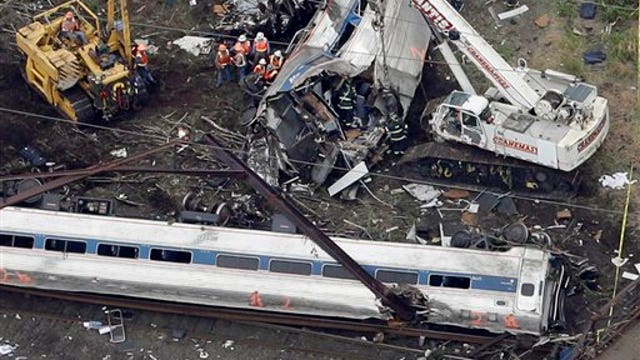 Train passenger: There was a big bump, then noticed train drifting off tracks