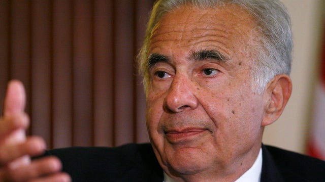 Billionaire Investor Carl Icahn says when it comes to Donald Trump’s presidential campaign, he agrees with his views on a bubble brewing.